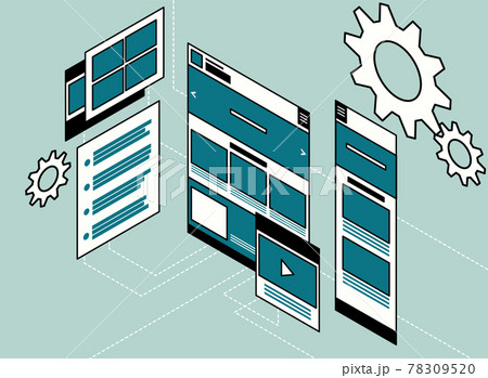 ウェブデザイン 78309520