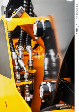 hydraulic system of a tractor or bulldozer. 78309831