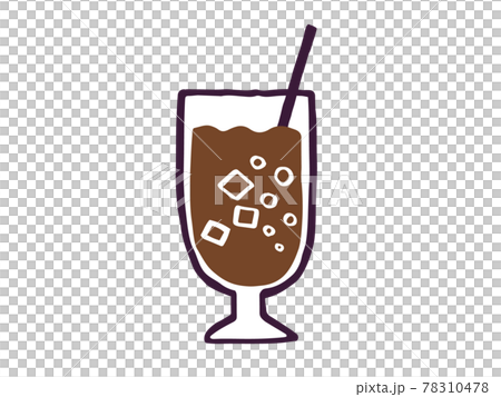 かわいいコーラ ジュース Drink ドリンク 手書きイラスト素材のイラスト素材