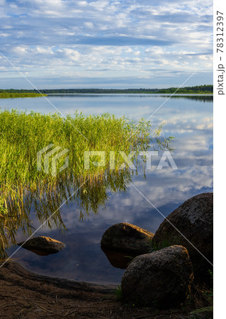 View from the shore of the lake 78312397