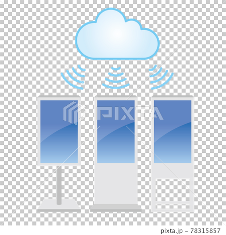在數字標牌上顯示來自云端的數據 78315857