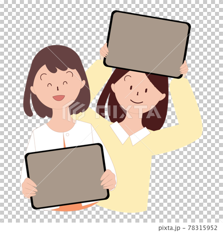 有平板電腦的女孩日語 有平板電腦的女孩日語 78315952