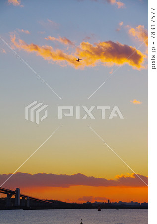 夕暮れの東京湾 夕暮れの東京湾 78317577
