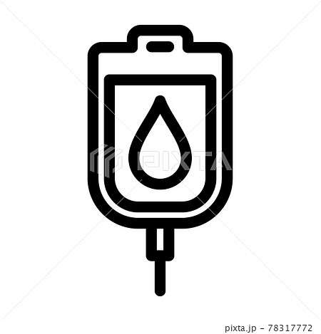 輸血のアイコンのイラスト素材