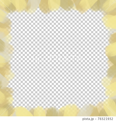 黃色和灰色的花卉感框架 78321932