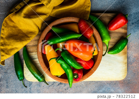 Cooking concept with pepper 78322512