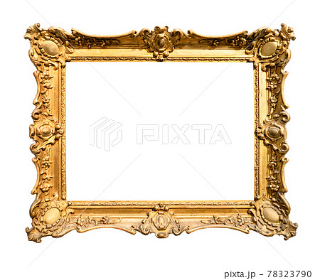 vintage wide decorated baroque painting frame 78323790