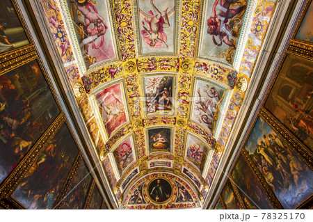 interiors of Palazzo Vecchio, Florence, Italy interiors of Palazzo Vecchio, Florence, Italy 78325170