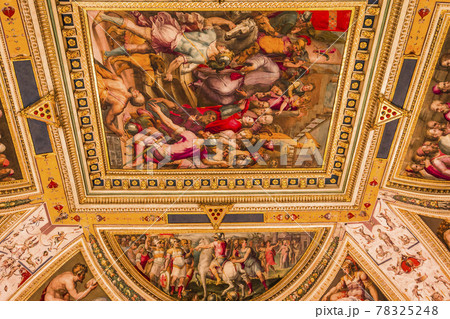 interiors of Palazzo Vecchio, Florence, Italy 78325248