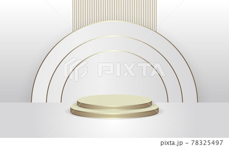 Abstract round display scene for product....のイラスト素材 [78325497] - PIXTA