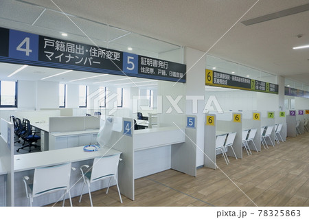 役場窓口（戸籍・マイナンバー・証明書発行・国民健康保険・後期高齢者医療保険・医療費助成） 78325863