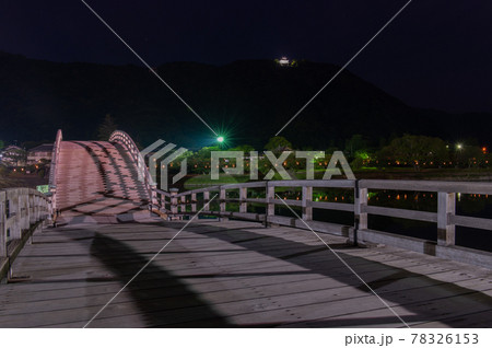 夜の錦帯橋 78326153