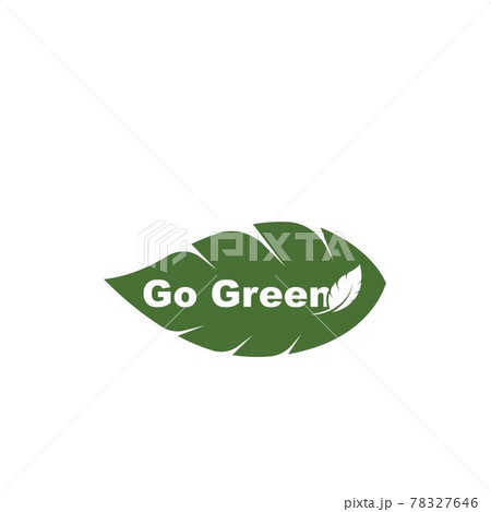 green leaf ecology nature element vector icon of go green green leaf ecology nature element vector icon of go green 78327646
