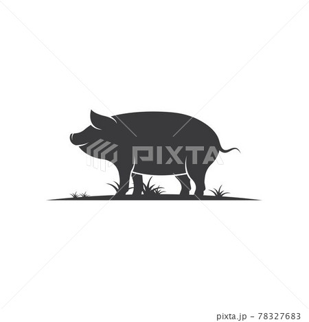 pig vector icon illustration design 78327683
