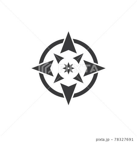 compass logo vector tempate ilustration 78327691