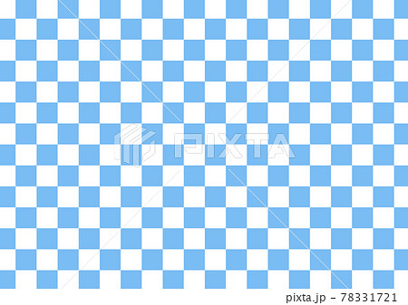市松 和柄 夏 水色白 市松 和柄 夏 水色白 78331721