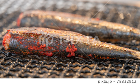 いわしめんたい　七輪で炭火焼き 78332912