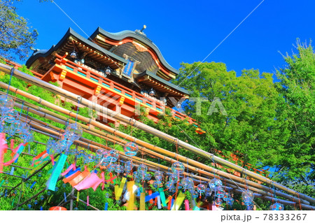 【佐賀県】快晴下の祐徳稲荷神社 78333267
