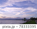 夕日と岬 78333395