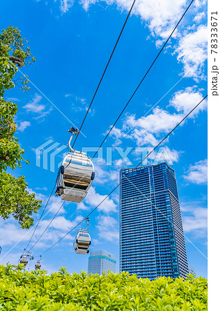 横浜の都市風景 北仲通再開発地区と横浜エアキャビン 横浜の都市風景 北仲通再開発地区と横浜エアキャビン 78333671