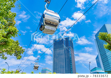 横浜の都市風景 北仲通再開発地区と横浜エアキャビン 横浜の都市風景 北仲通再開発地区と横浜エアキャビン 78333672