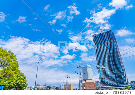 横浜の都市風景 北仲通再開発地区と横浜エアキャビン 横浜の都市風景 北仲通再開発地区と横浜エアキャビン 78333673