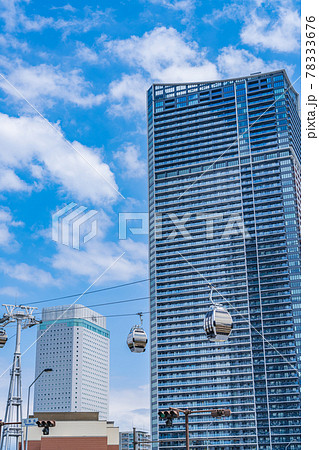 横浜の都市風景 北仲通再開発地区と横浜エアキャビン 横浜の都市風景 北仲通再開発地区と横浜エアキャビン 78333676