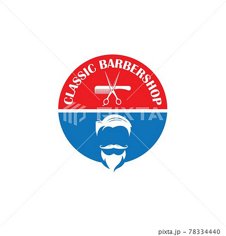 barber shop icon logo vector icon 78334440