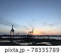 空　夕日　夕暮れ 78335789