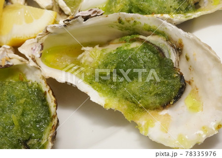 牡蠣のエスカルゴ風 78335976