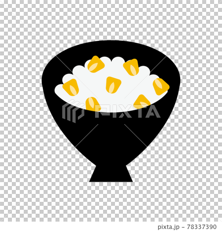 とうもろこしご飯のイラスト 78337390