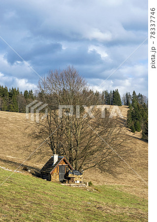Wooden cottage, Big Fatra mountains, Slovakia Wooden cottage, Big Fatra mountains, Slovakia 78337746