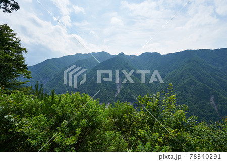 長野県　兵越峠　長野県道369号の景色 78340291