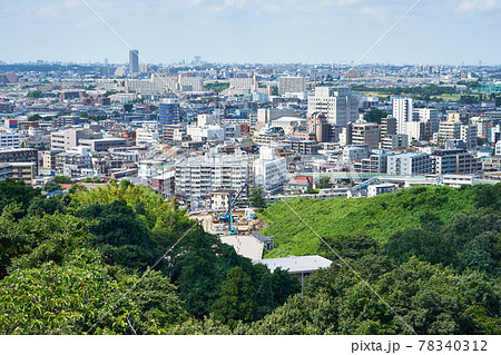 神奈川県　生田緑地　枡形山からの景色 78340312
