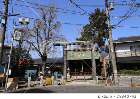 埼玉県草加市の宿篠葉神明神社 78340742