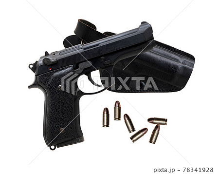 拳銃 -切り抜き - 複数のバリエーションがあります 78341928