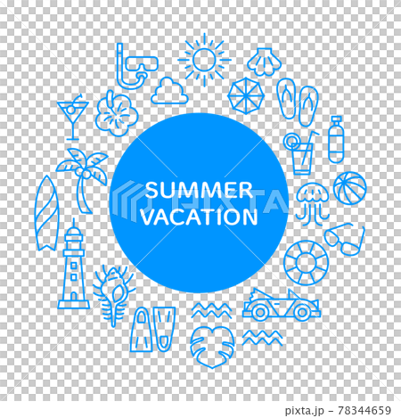 夏天圖標集 78344659