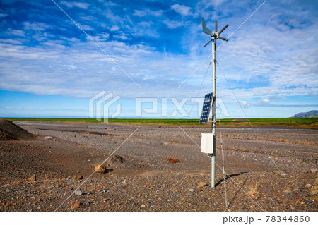 Anemometer weather station at Southern Iceland Scandinavia Anemometer weather station at Southern Iceland Scandinavia 78344860