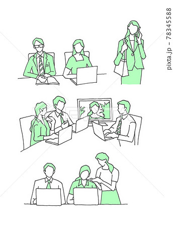 ビジネスシーン 78345588