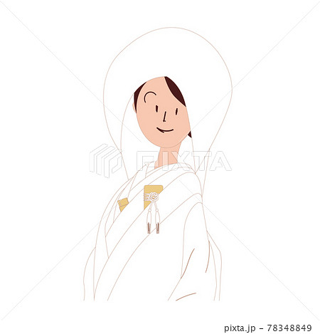 和装結婚式 日本人女性 和装結婚式 日本人女性 78348849
