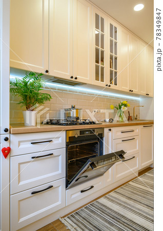 cozy modern well designed kitchen interior cozy modern well designed kitchen interior 78349847