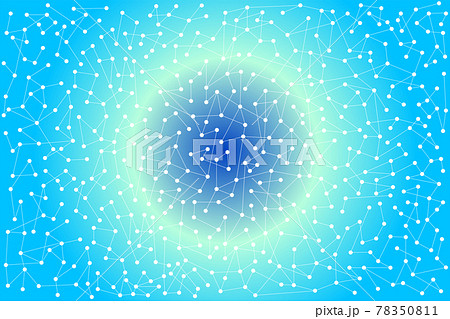IT デジタル ネットワーク PC 化学 科学 星座 実験 ベクター AI 素材 78350811