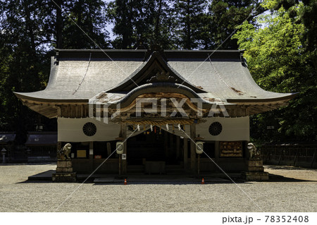 伊和神社　拝殿　兵庫県宍粟市 78352408