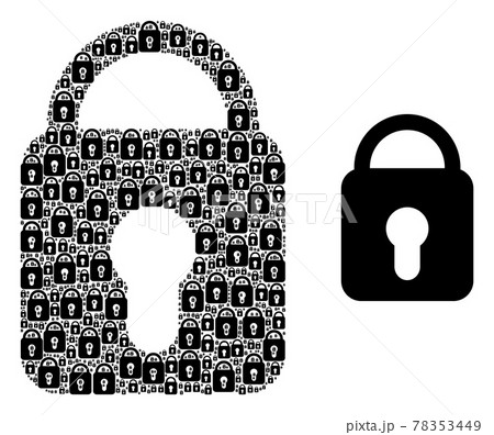 Locked Composition of Locked Items and Source Icon 78353449