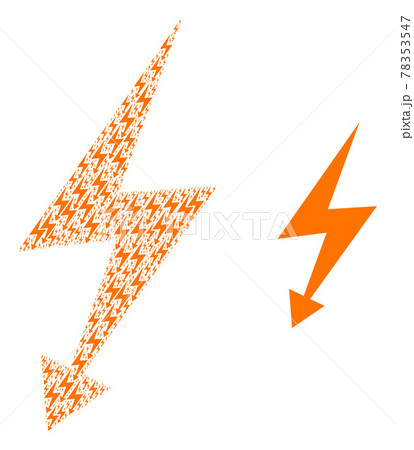 Electric Strike Collage of Electric Strike Items and Original Icon Electric Strike Collage of Electric Strike Items and Original Icon 78353547