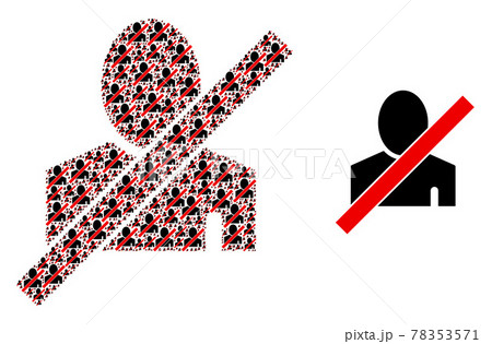 Blacklisted Man Collage of Blacklisted Man Items and Basic Icon Blacklisted Man Collage of Blacklisted Man Items and Basic Icon 78353571
