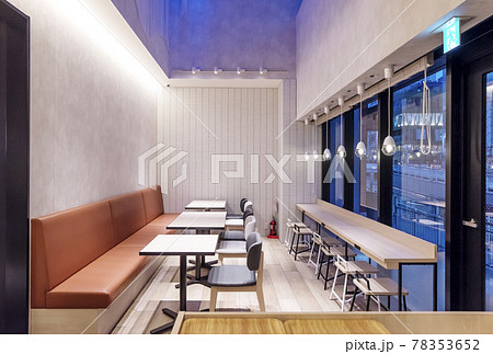 カフェスペース 小さな喫茶店 人のいない店内 カフェテリア イメージ素材 カフェスペース 小さな喫茶店 人のいない店内 カフェテリア イメージ素材 78353652