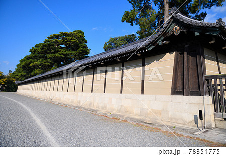 京都御所　築地塀 78354775