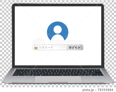ノートパソコン 正面 ノートパソコン 正面 78354984