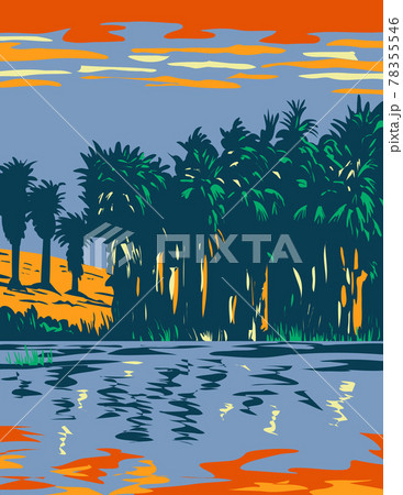 Thousand Palms Oasis Preserve Also Often Referred to as the Coachella Valley Preserve Located in California WPA Poster Art Thousand Palms Oasis Preserve Also Often Referred to as the Coachella Valley Preserve Located in California WPA Poster Art 78355546